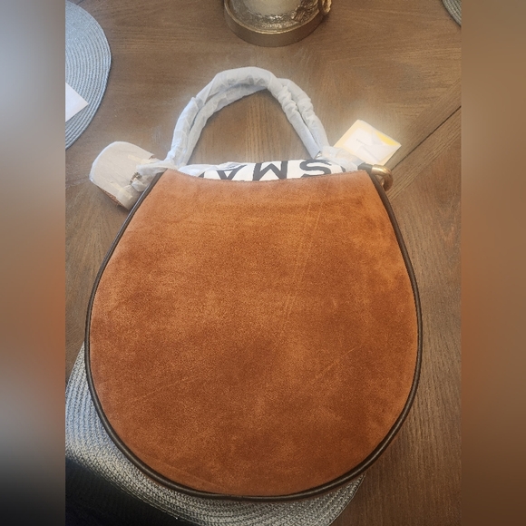 NEW MARC JACOBS Brown Suede Hobo Bag - Picture 2 of 4